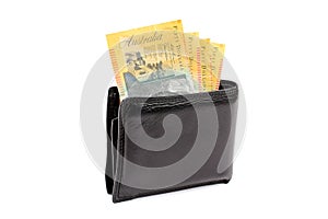 Australian Money in Wallet