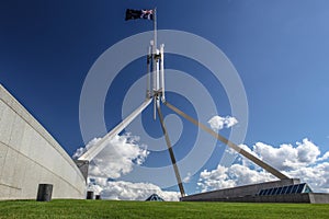 Australian national parliament house in Canberra