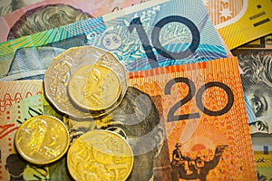 Australian notes and coins