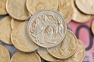 Australian one dollar coin