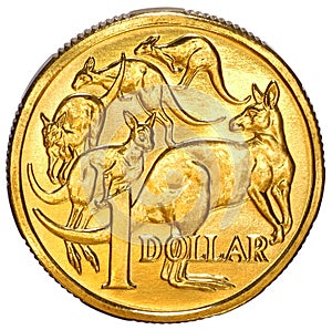 Australian One Dollar Coin photo