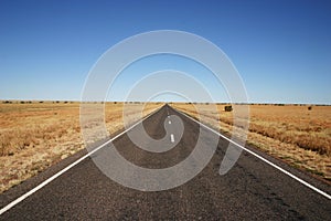 Australian Outback Road, Queensland photo