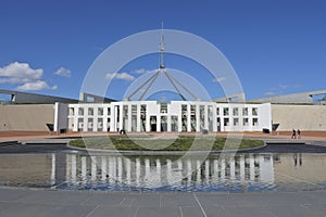 The Australian Parliament House in Canberra photo