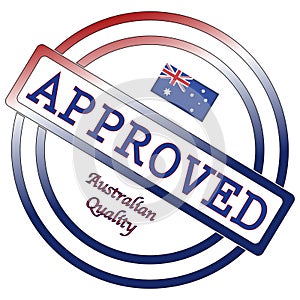 Australian Quality Approved Stamp