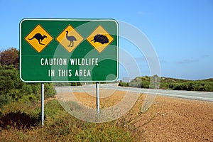 Australian Road Sign