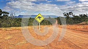 Australian road sign North Queensland