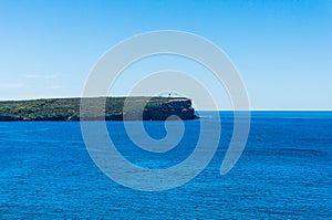 Australian seascape with lighthouse