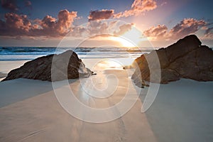 Australian seascape at sunrise