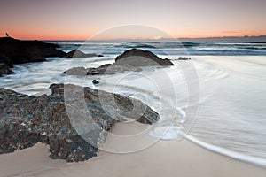 Australian seascape at sunrise