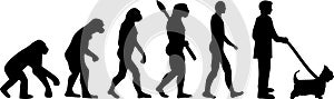 Australian Silky Terrier Evolution silhouette