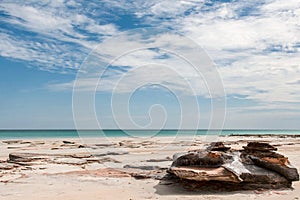 Australský unikátní pobřežní čára pláž 