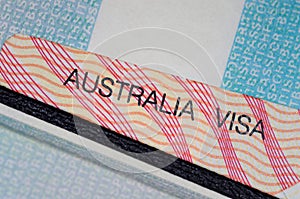 Australian visa photo