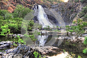 Australian waterfall Bloomfield Falls, North Queensland, Austral photo