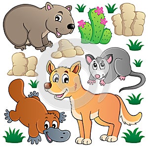 Australian wildlife fauna set 1