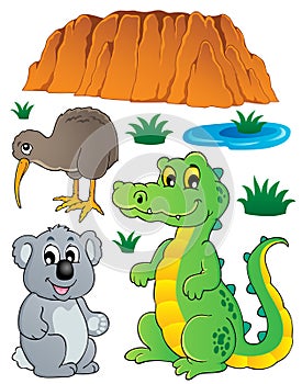 Australian wildlife fauna set 3