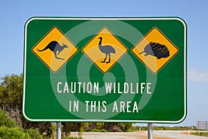 Australian Wildlife Sign