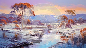 Australian Winter Landscape: A Masterpiece By Selena Gomez