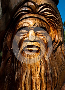 Australiana Tree Wood Carving