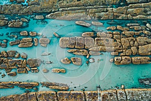 Australias rocky coast and natural swimming pools