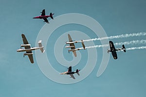 Austria Airpower Airshow formation flight