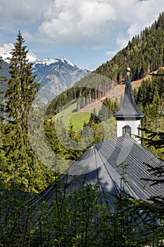 Austria, Bad Fusch. Bad Fusch chapel