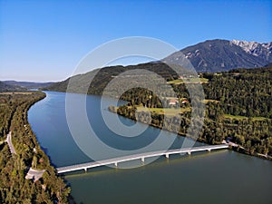 Austria Drau River reservoir