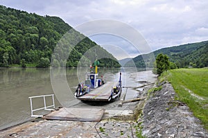 Austria, Ferry boat on Danube