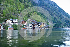 Austria Hallstatt, Classic view of Hallstat Village