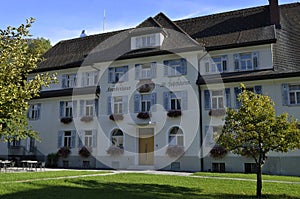 Austria: The hospital in Schruns in the Montafon valley