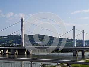 Austria, Linz, Highway Bridge