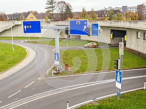 Austria, linz, urban motorway