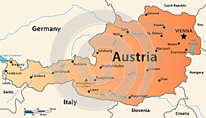 Austria map