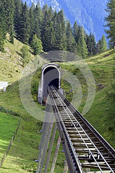 Austria, National Park Kalkalpen, funicular