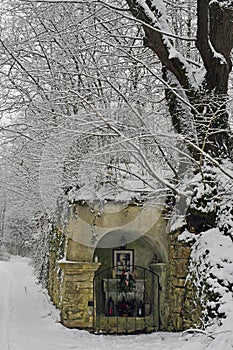 Austria, Season, Winter, Shrine photo