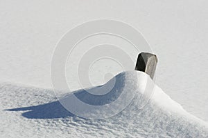 Austria - snowy fence