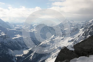 Austria - snowy mountains