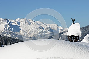 Austria - snowy mountains