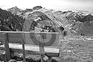 Austria, Tannheim Valley, summit