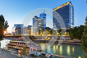 Vienna, Danube canal in Vienna