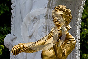 Austria, vienna, johann strauss monument