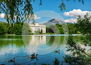 Austria - Von Trapp Movie House with Ducks - Salzburg