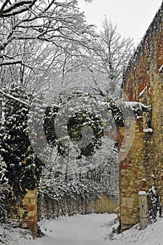 Austria, Winter, Chapel Archway