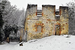 Austria, Winter, Chapel Ruin