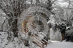 Austria, Winter, Chapel Ruin