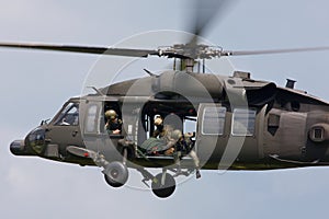 Austrian Air Force Bundesheer Sikorsky S-70 Black Hawk with special forces