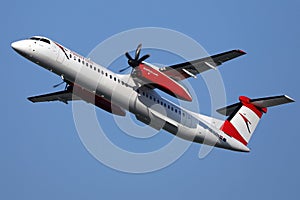 Austrian Airlines, small plane up in the sky
