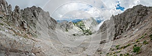 Austrian Alpine Panoramic Landscape, Hochstuhl, Karawanks, Austria photo