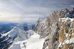 Austrian alps landscape