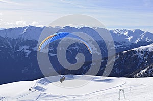 Austrian Alps: Paragliding from Skiregion Zettersfeld above the