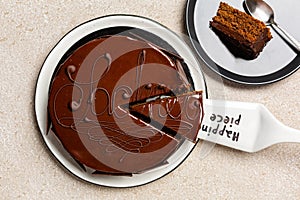 Austrian Chocolate cake Sacher or Sachertorte